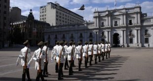 Cerimônia Troca de Guarda La Moneda Santiago