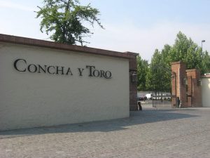 Entrada da Vinícola Conha y Toro